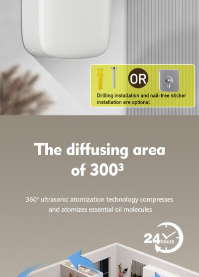 LCD digital control ultrasonic aroma diffuser - Image 7