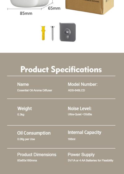 LCD digital control ultrasonic aroma diffuser - Image 16