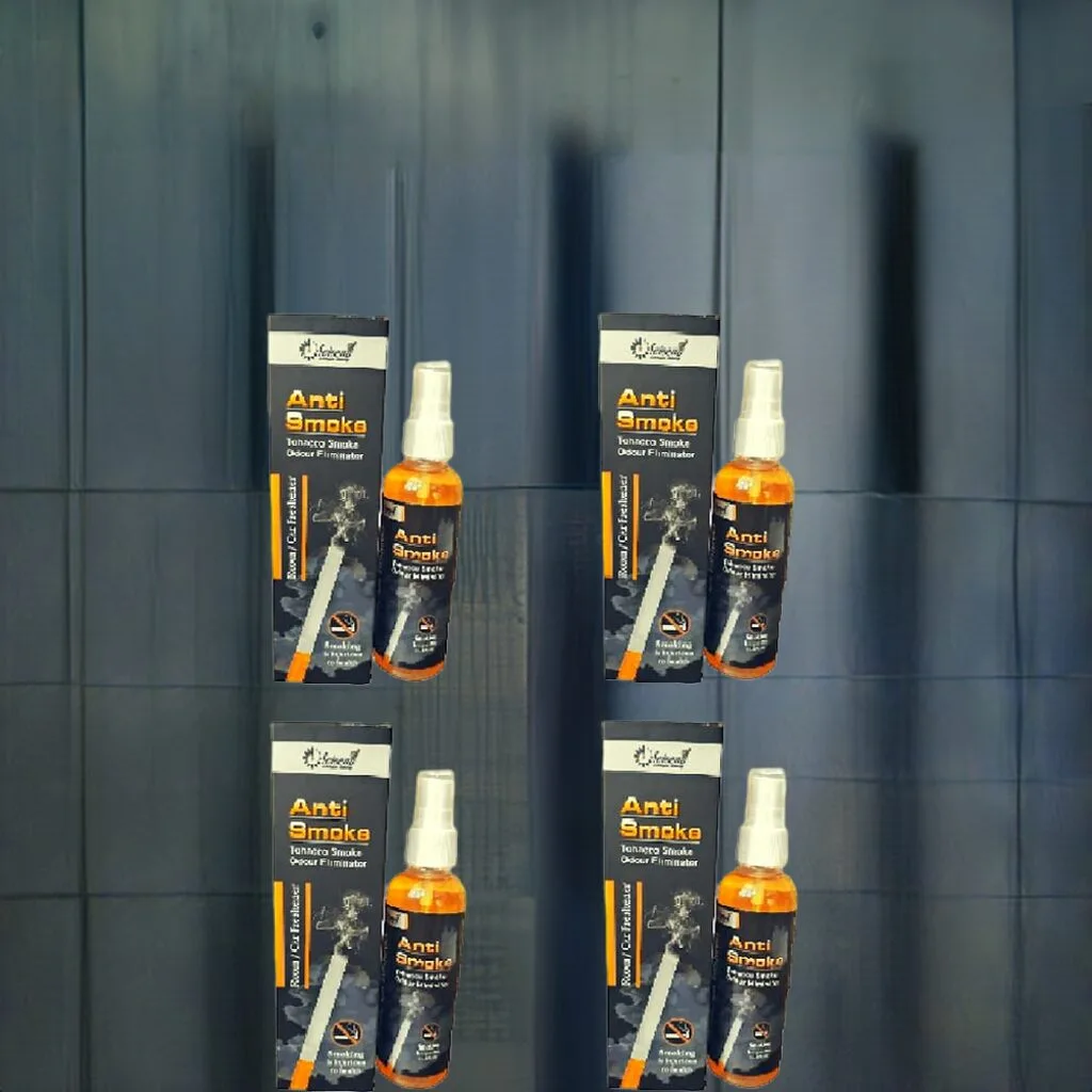 Anti Smoke Anti Tobacco Smoke Odour Eliminator 100ml. X 4 (Pack of 4) - Image 3