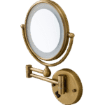 Bronze Finish 5x LED Magnifying Shaving Mirror - Image 6