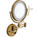 Bronze Finish 5x LED Magnifying Shaving Mirror - Image 3