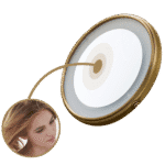 Bronze Finish 5x LED Magnifying Shaving Mirror