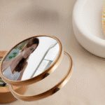 Bronze Finish 5x LED Magnifying Shaving Mirror