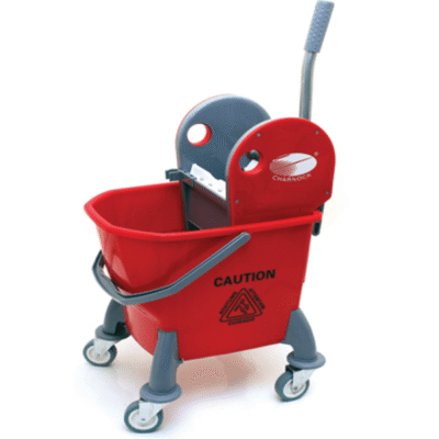 SINGLE BUCKET MOP WRINGER TROLLEY