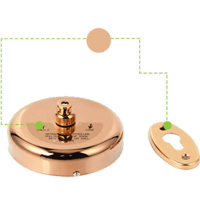 Copper Round Cloth Liner - Image 3