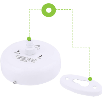 White Round Cloth Liner - Image 4
