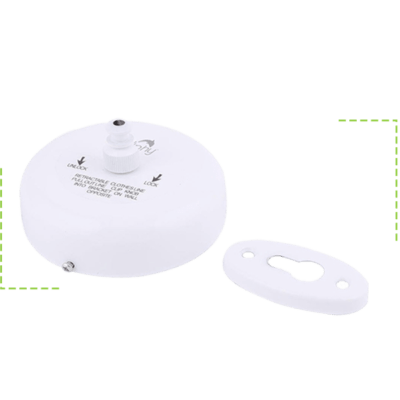 White Round Cloth Liner - Image 2