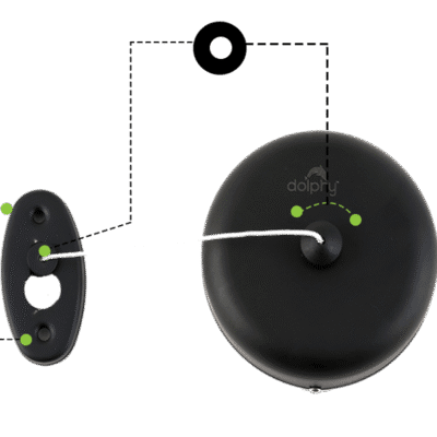 Black Round Cloth Liner