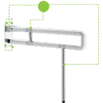 Handicap Grab Bar White - Image 4