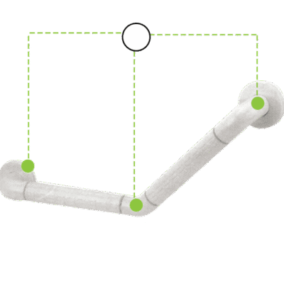 Handicap Grab Bar White - Image 5
