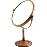 Bronze Finish 5x LED Magnifying Shaving Mirror - Image 2