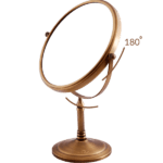 Bronze Finish 5x LED Magnifying Shaving Mirror - Image 4