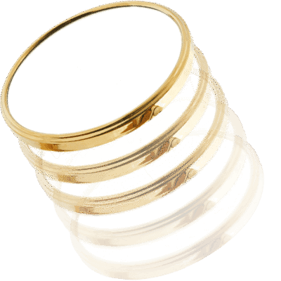 Gold Mirror 5x Magnification With LED - Image 3