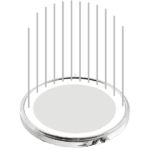 Silver Mirror 5x Magnification With LED - Image 4