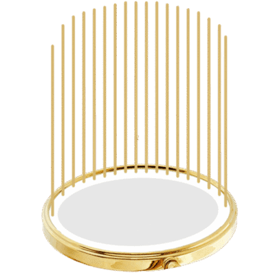 Gold Mirror 5x Magnification With LED - Image 4
