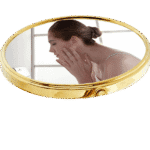 Gold Mirror 5x Magnification With LED - Image 6