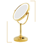 Gold Mirror 5x Magnification With LED - Image 9