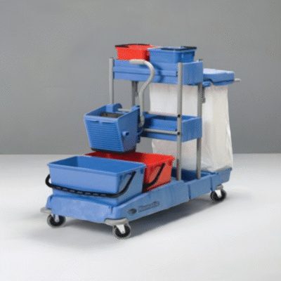 Large Multi Functional Mop Wringer Trolley
