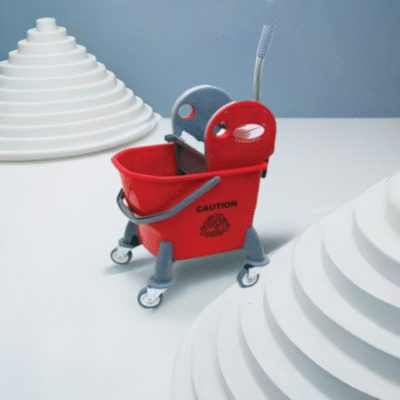 SINGLE BUCKET MOP WRINGER TROLLEY