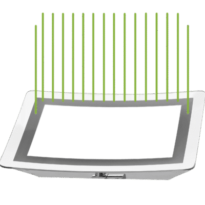 Silver ractangular franeless led magnifying mirror DMMR0015 2.........