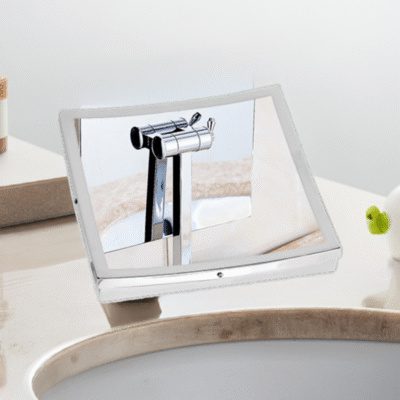 Square Mirror 5x Magnification With LED