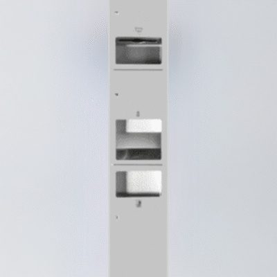 Stainless Steel Multi-Function Recesses Panel 3-in-1