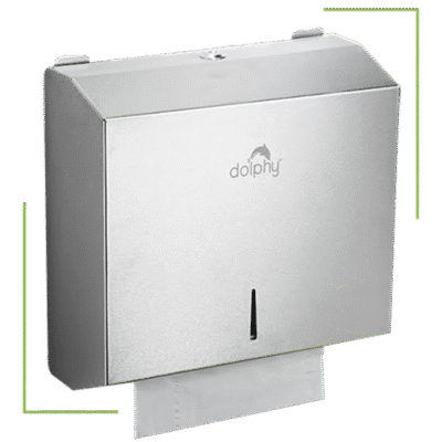 Stainless Steel Multifold Paper Dispenser - Image 6