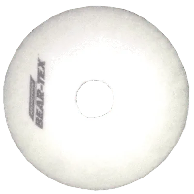 Buffing Floor Pads Glossy White