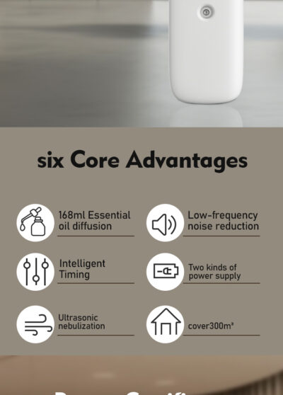 LCD digital control ultrasonic aroma diffuser - Image 3
